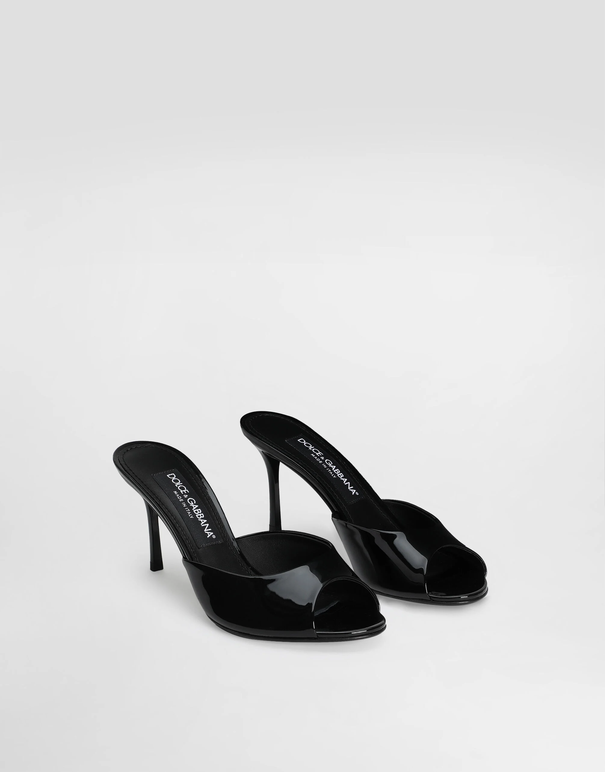 Dolce & Gabbana — Mules Keira en cuir verni — photo 2