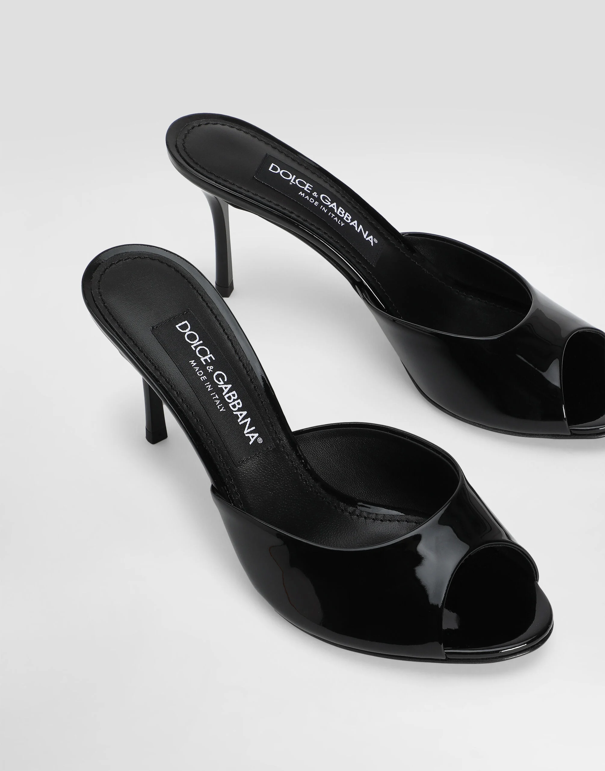 Dolce & Gabbana — Mules Keira en cuir verni — photo 3