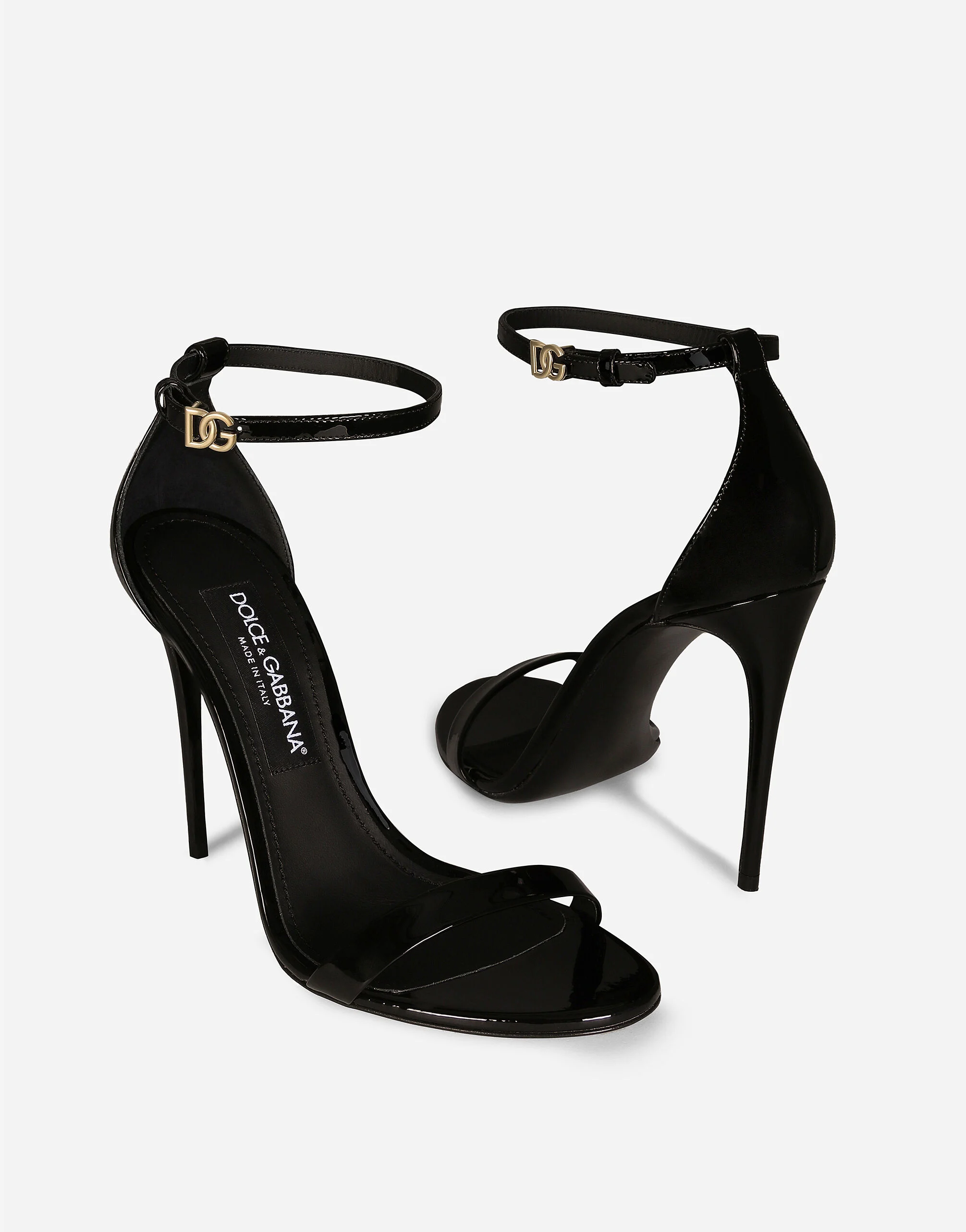 Dolce & Gabbana — Sandales en cuir verni — photo 3